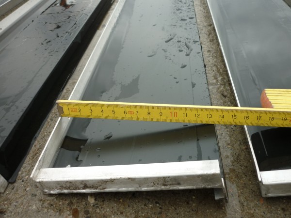 Fensterbank Aluminium 1000mm x 130mm