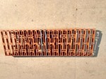 Dachtritt Heuel Verzinkt Edelstahl Farbe Ziegelrot 85 cm
